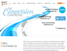 Tablet Screenshot of mmcconvert.com